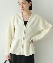 Shelly island | ダブルジップペプラムカーデ(カーディガン/ボレロ)