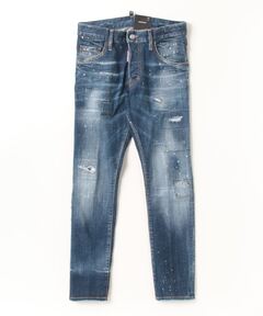 1250 1piu1uguale3 RELAX ダメージリペア加工デニムパンツ ブランド古着】ダメージ加工デニムパンツ（デニムパンツ