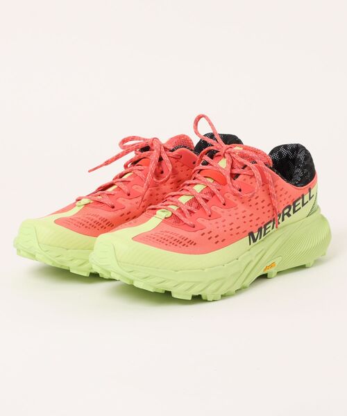 MERRELL(メレル)の「MERRELL/メレル AGILITY PEAK 5(スニーカー・メンズ・ブラック/ホワイト/コーラルピンク・26cm/27cm/28cm)」の1枚目の写真