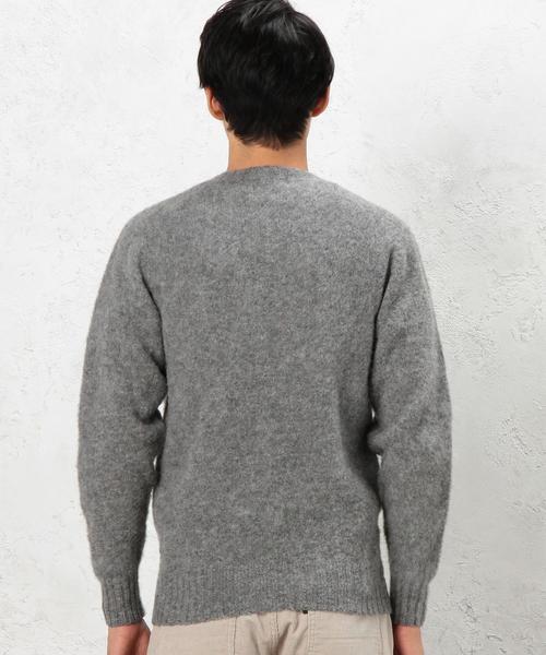 green label relaxing（グリーンレーベルリラクシング）の「[ジョンタロック]JOHN TULLOCH SHAGGY ニット◆（ニット/セーター・メンズ・ロイヤルブルー/グレー/オレンジ系その他/オリーブ・38/36/40）」の14枚目の写真