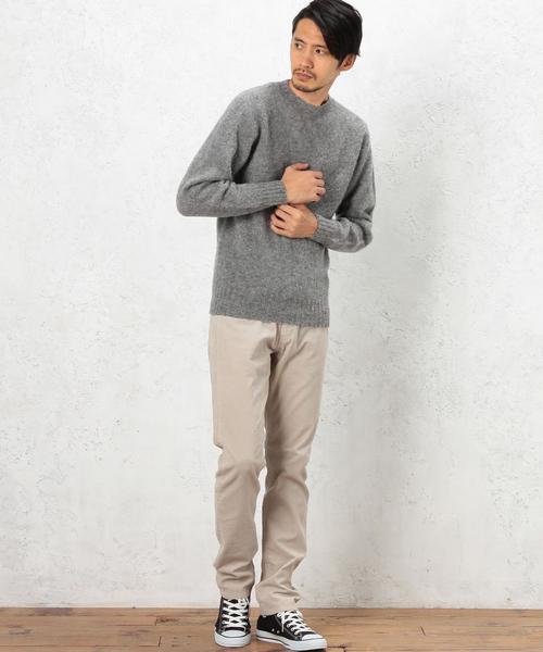 green label relaxing（グリーンレーベルリラクシング）の「[ジョンタロック]JOHN TULLOCH SHAGGY ニット◆（ニット/セーター・メンズ・ロイヤルブルー/グレー/オレンジ系その他/オリーブ・38/36/40）」の17枚目の写真