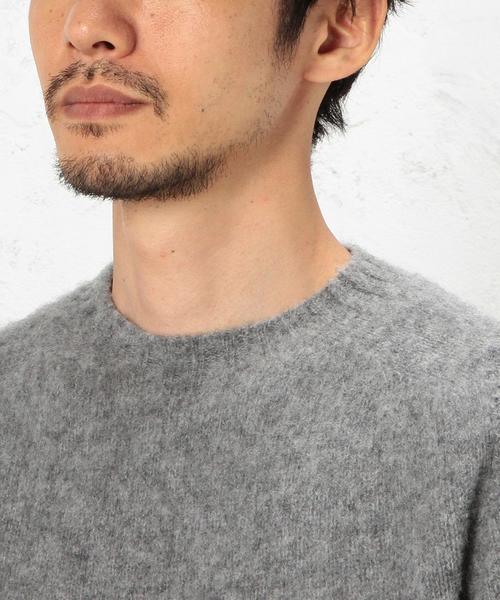 green label relaxing（グリーンレーベルリラクシング）の「[ジョンタロック]JOHN TULLOCH SHAGGY ニット◆（ニット/セーター・メンズ・ロイヤルブルー/グレー/オレンジ系その他/オリーブ・38/36/40）」の18枚目の写真