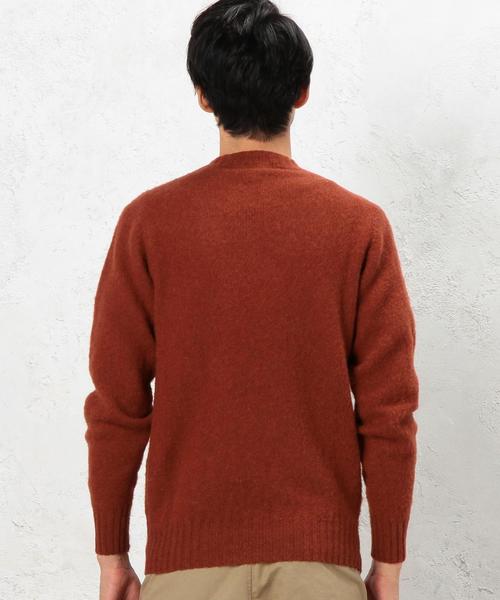 green label relaxing（グリーンレーベルリラクシング）の「[ジョンタロック]JOHN TULLOCH SHAGGY ニット◆（ニット/セーター・メンズ・ロイヤルブルー/グレー/オレンジ系その他/オリーブ・38/36/40）」の10枚目の写真