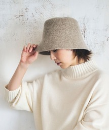 YOKOI BERET（ヨコイベレー）の「バケットハット PINO(ピノ)【日本製】（ハット・レディース）」
