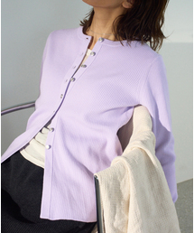 Sn.WEEKEND リブ カーディガン