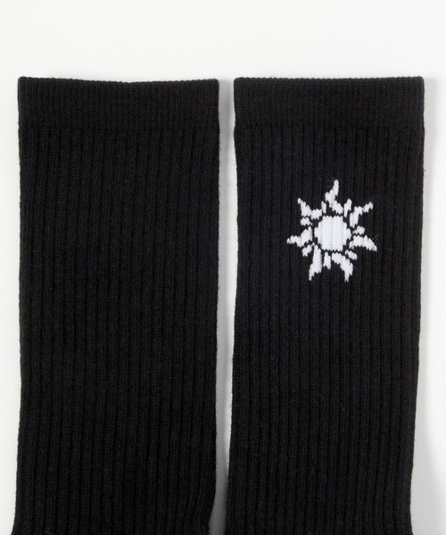 HARE（ハレ）の「MINIハレモチーフソックス(HARE)（ソックス/靴下・メンズ・ホワイト/ブラック・FREE）」の4枚目の写真