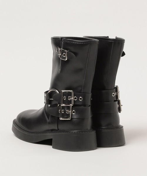 FOREVER 21（フォーエバー トゥエンティーワン）の「【2025SS】ミドルベルトブーツ（ブーツ・レディース・ブラウン/ブラック・LARGE/MEDIUM）」の7枚目の写真