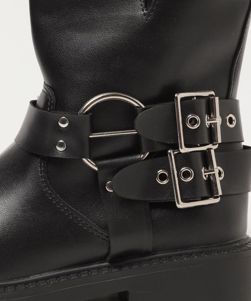 FOREVER 21（フォーエバー トゥエンティーワン）の「【2025SS】ミドルベルトブーツ（ブーツ・レディース・ブラウン/ブラック・LARGE/MEDIUM）」の12枚目の写真