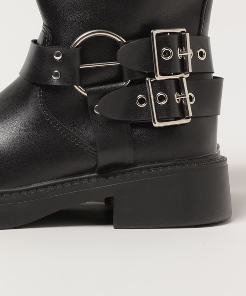 FOREVER 21（フォーエバー トゥエンティーワン）の「【2025SS】ミドルベルトブーツ（ブーツ・レディース・ブラウン/ブラック・LARGE/MEDIUM）」の13枚目の写真