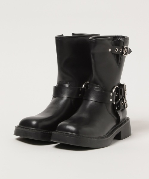 FOREVER 21（フォーエバー トゥエンティーワン）の「【2025SS】ミドルベルトブーツ（ブーツ・レディース・ブラウン/ブラック・LARGE/MEDIUM）」の6枚目の写真