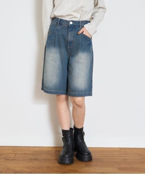 HIRO タックデニムショーツ 00's DOCKERS 2タック デニムショーツmbm03461301485536