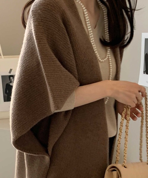 ケープニットカーディガン（カーディガン/ボレロ）｜CADBURY（キャドバリー）