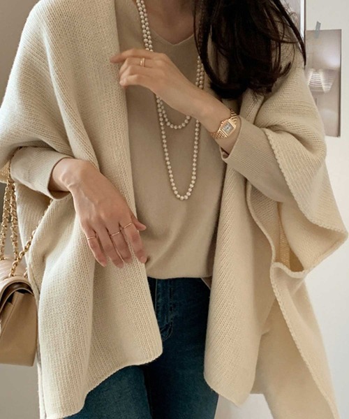 ケープニットカーディガン（カーディガン/ボレロ）｜CADBURY（キャドバリー）