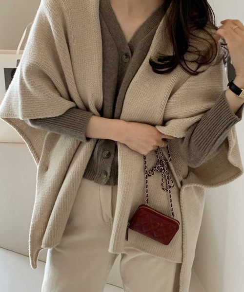 ケープニットカーディガン（カーディガン/ボレロ）｜CADBURY（キャドバリー）