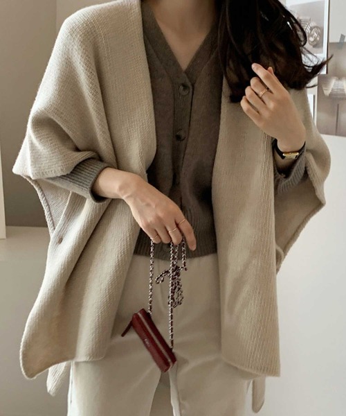 ケープニットカーディガン（カーディガン/ボレロ）｜CADBURY（キャドバリー）