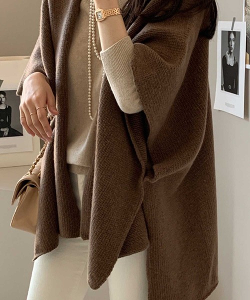 ケープニットカーディガン（カーディガン/ボレロ）｜CADBURY（キャドバリー）