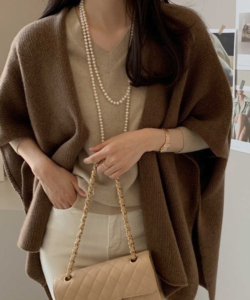 ケープニットカーディガン（カーディガン/ボレロ）｜CADBURY（キャドバリー）