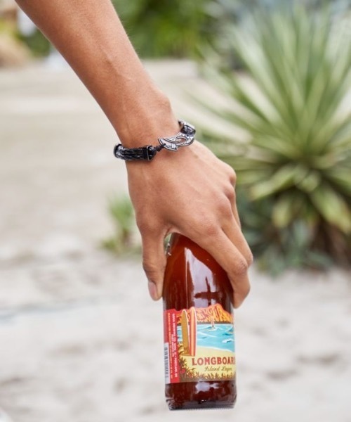 Kahiko(カヒコ)の「【Kahiko】タタウフックMEN'Sブレスレット(ブレスレット・メンズ・シルバー/ブラック・FREE)」の4枚目の写真