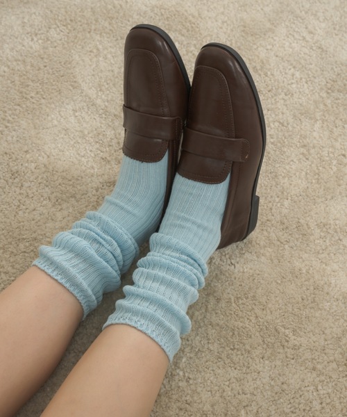 Birthday room（バースデイルーム）の「カラーリブソックス / color rib socks（ソックス/靴下・レディース・ピンク/ライトブルー/ブラック/アイボリー/グレー・FREE）」の4枚目の写真