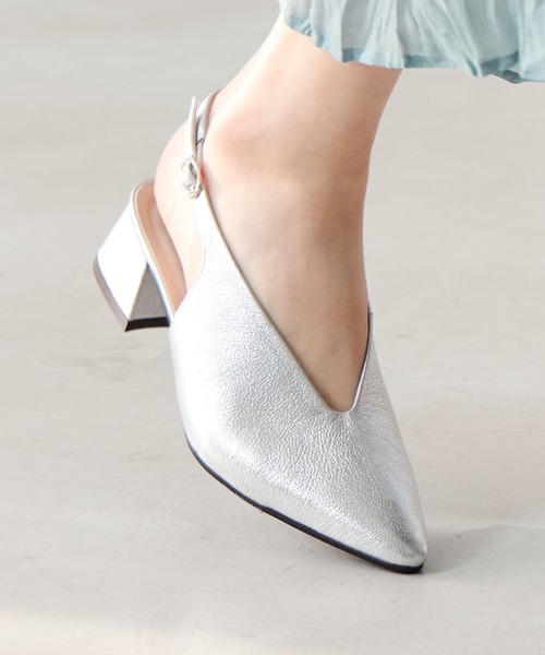 HIMIKO(ヒミコ)の「【Made in Japan】【HIMIKO】Vカットスリングバックパンプス/651504(パンプス・レディース・ラベンダー/ブラック/シルバー・22.0cm/23.0cm/22.5cm/23.5cm/24.0cm/24.5cm/25.0cm)」の22枚目の写真