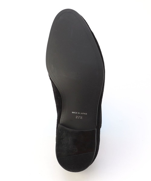 MONSIEUR NICOLE（ムッシュニコル）の「【ex/tra】スエードレザー スリップオン（スリッポン・メンズ・ブラック/グレー/ブラウン・25.5cm/26.5cm/27.5cm）」の5枚目の写真