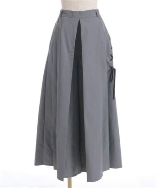 axes femme POETIQUE（アクシーズファムポエティック）の「タックデザイン袴パンツ（その他パンツ・レディース・パープル/ブラック/ワイン/グレー・MEDIUM）」の6枚目の写真