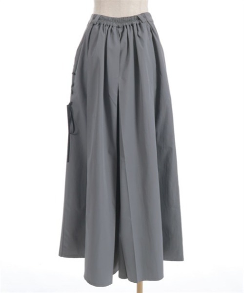 axes femme POETIQUE（アクシーズファムポエティック）の「タックデザイン袴パンツ（その他パンツ・レディース・パープル/ブラック/ワイン/グレー・MEDIUM）」の8枚目の写真