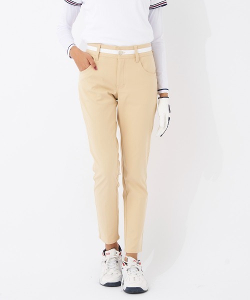 FILA GOLF(フィラゴルフ )の「ハイテンションストレッチ 9分丈パンツ(その他パンツ・レディース・ホワイト/ベージュ/ネイビー・SMALL/MEDIUM/LARGE/X-LARGE)」の2枚目の写真