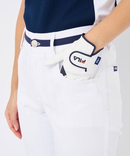 FILA GOLF(フィラゴルフ )の「ハイテンションストレッチ 9分丈パンツ(その他パンツ・レディース・ホワイト/ベージュ/ネイビー・SMALL/MEDIUM/LARGE/X-LARGE)」の12枚目の写真