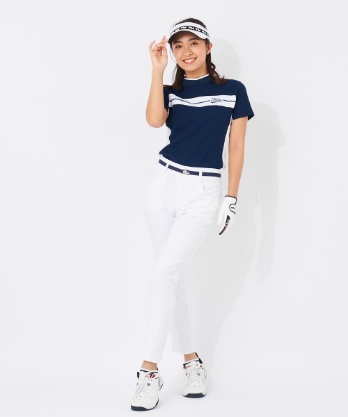 FILA GOLF(フィラゴルフ )の「ハイテンションストレッチ 9分丈パンツ(その他パンツ・レディース・ホワイト/ベージュ/ネイビー・SMALL/MEDIUM/LARGE/X-LARGE)」の4枚目の写真