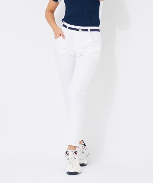 FILA GOLF(フィラゴルフ )の「ハイテンションストレッチ 9分丈パンツ(その他パンツ・レディース・ホワイト/ベージュ/ネイビー・SMALL/MEDIUM/LARGE/X-LARGE)」の7枚目の写真