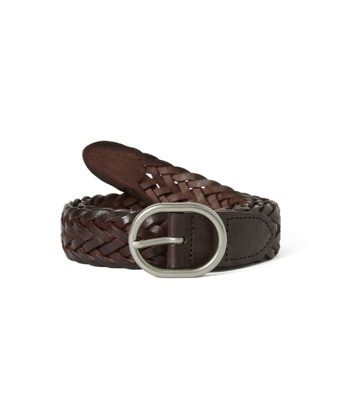 【THISISNEVERTHAT】レザーメッシュベルト ダークブラウン セール】Leather Mesh Belt(ベルト)|thisisneverthat