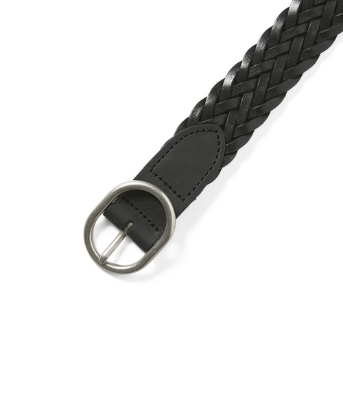【THISISNEVERTHAT】Leather Mesh Belt Black thisisneverthat Leather Mesh Belt - Black | International Store