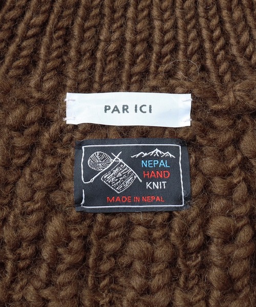 PAR ICI（パーリッシィ）の「ネパールハンドニット ハイネックベスト（ベスト・レディース・アイボリー/ダークブラウン・FREE）」の22枚目の写真