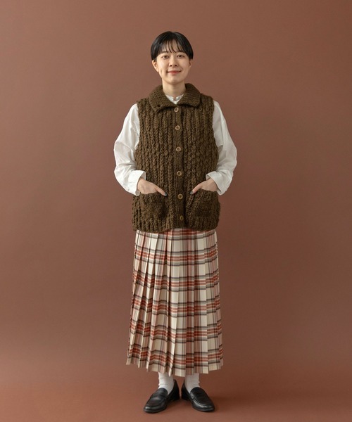 ネパールハンドニット ハイネックベスト（ベスト）｜PAR ICI