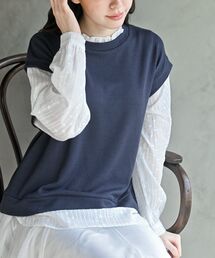 rps（アールピーエス）の「ニットソーベストレイヤード風プルオーバー（その他トップス）」