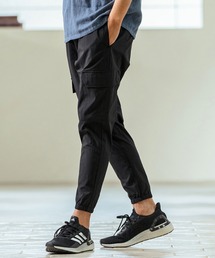 mp13237- C-N Stretch Fabric Cargo Design Jogger Pants カーゴデザインジョガーパンツ