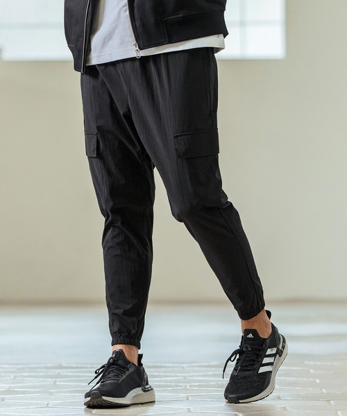 Magine(マージン)の「mp13237- C-N Stretch Fabric Cargo Design Jogger Pants カーゴデザインジョガーパンツ(カーゴパンツ・メンズ・ベージュ/ブラック/オリーブ・44/46/48)」の6枚目の写真