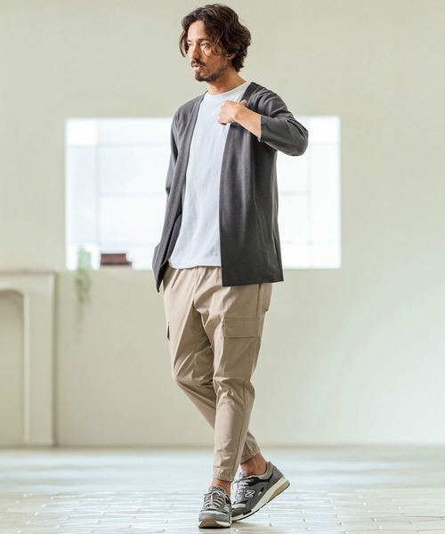 Magine(マージン)の「mp13237- C-N Stretch Fabric Cargo Design Jogger Pants カーゴデザインジョガーパンツ(カーゴパンツ・メンズ・ベージュ/ブラック/オリーブ・44/46/48)」の14枚目の写真