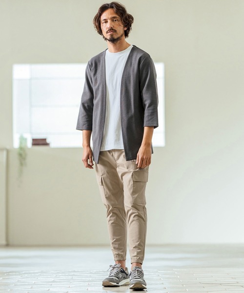 Magine(マージン)の「mp13237- C-N Stretch Fabric Cargo Design Jogger Pants カーゴデザインジョガーパンツ(カーゴパンツ・メンズ・ベージュ/ブラック/オリーブ・44/46/48)」の15枚目の写真