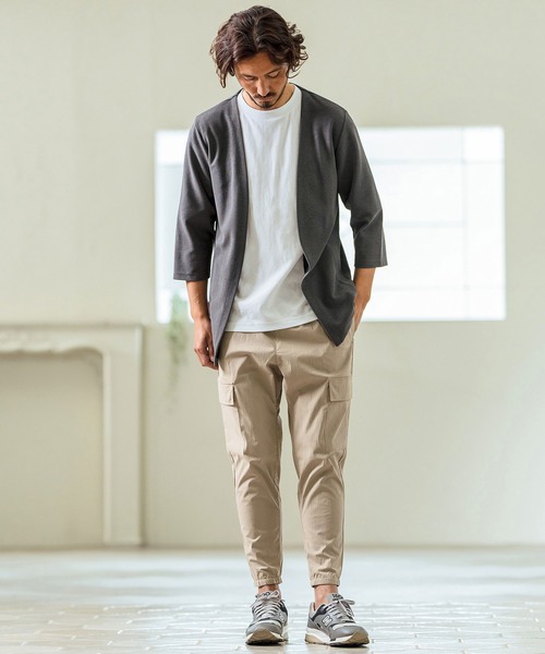 Magine(マージン)の「mp13237- C-N Stretch Fabric Cargo Design Jogger Pants カーゴデザインジョガーパンツ(カーゴパンツ・メンズ・ベージュ/ブラック/オリーブ・44/46/48)」の16枚目の写真