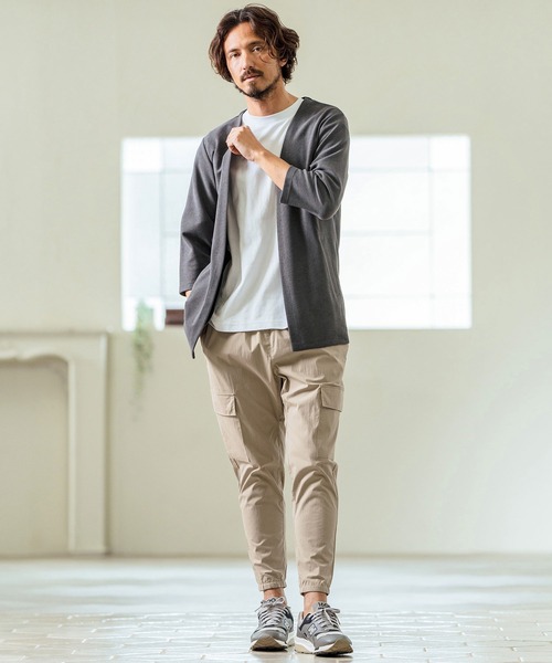 Magine(マージン)の「mp13237- C-N Stretch Fabric Cargo Design Jogger Pants カーゴデザインジョガーパンツ(カーゴパンツ・メンズ・ベージュ/ブラック/オリーブ・44/46/48)」の17枚目の写真