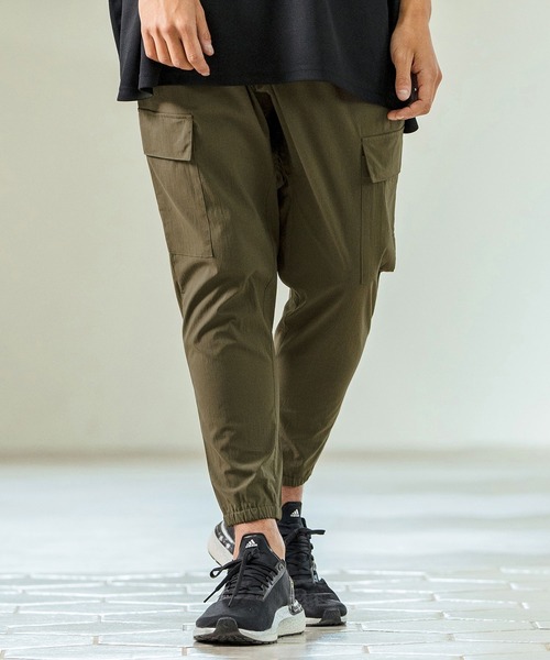 Magine(マージン)の「mp13237- C-N Stretch Fabric Cargo Design Jogger Pants カーゴデザインジョガーパンツ(カーゴパンツ・メンズ・ベージュ/ブラック/オリーブ・44/46/48)」の18枚目の写真