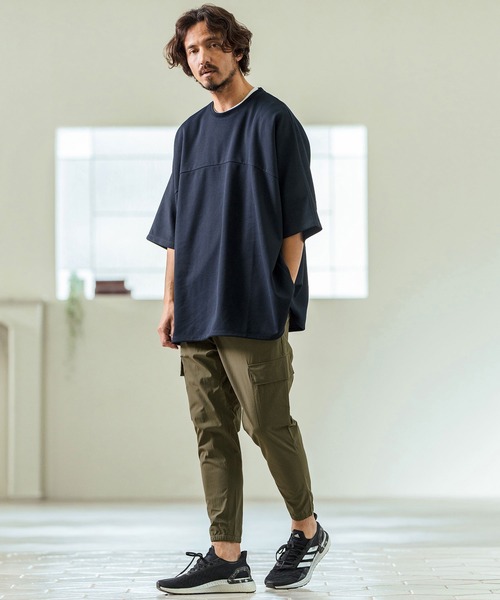 Magine(マージン)の「mp13237- C-N Stretch Fabric Cargo Design Jogger Pants カーゴデザインジョガーパンツ(カーゴパンツ・メンズ・ベージュ/ブラック/オリーブ・44/46/48)」の21枚目の写真