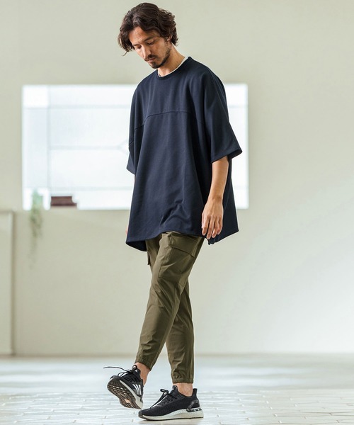 Magine(マージン)の「mp13237- C-N Stretch Fabric Cargo Design Jogger Pants カーゴデザインジョガーパンツ(カーゴパンツ・メンズ・ベージュ/ブラック/オリーブ・44/46/48)」の22枚目の写真