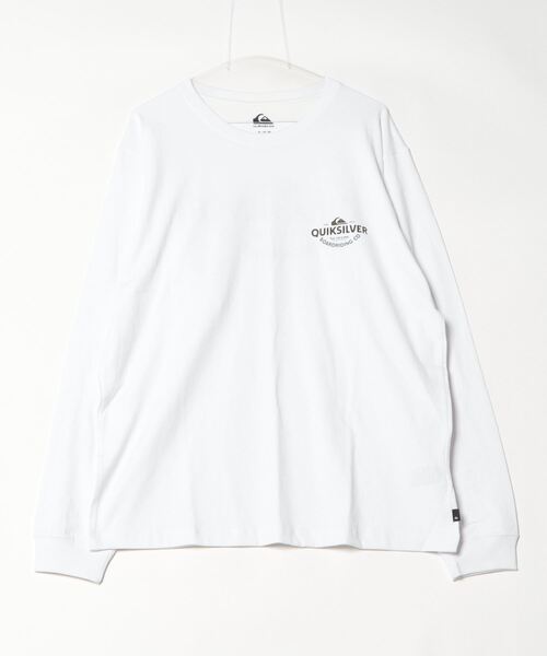 Quiksilver(クイックシルバー)の「クイックシルバー QUIKSILVER TYPED OUT LT(Tシャツ/カットソー・メンズ・ホワイト/ブルー/ブラック・S/M/L/LL)」の2枚目の写真