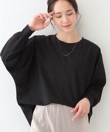 DRESKIP | 【洗える/洗濯後シワになりにくい/体型カバー】お袖ゆったり さらさらドルマンブラウス(シャツ/ブラウス)