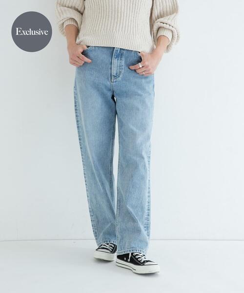 Lee（リー）の「『別注』Lee101×Sonny Label　STRAIGHT PANTS（デニムパンツ・レディース・インディゴブルー/ライトインディゴブルー・SMALL/MEDIUM/X-SMALL）」の2枚目の写真