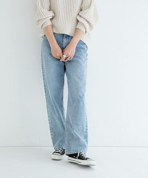 Lee（リー）の「『別注』Lee101×Sonny Label　STRAIGHT PANTS（デニムパンツ・レディース・インディゴブルー/ライトインディゴブルー・SMALL/MEDIUM/X-SMALL）」の15枚目の写真