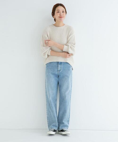 Lee（リー）の「『別注』Lee101×Sonny Label　STRAIGHT PANTS（デニムパンツ・レディース・インディゴブルー/ライトインディゴブルー・SMALL/MEDIUM/X-SMALL）」の3枚目の写真